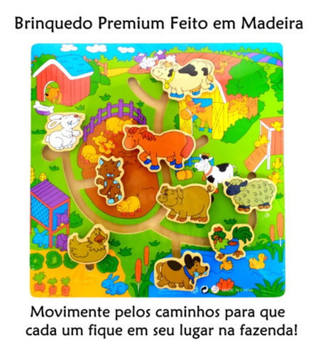 Didáticos Aprenda Brincando Animais Da Fazenda - Dm Toys Didáticos Aprenda Brincando Animais Da Fazenda - Dm Toys